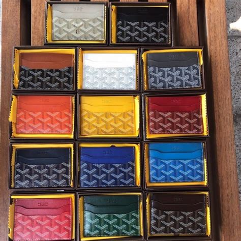 prezzo portacarte goyard|buy goyard card holders online.